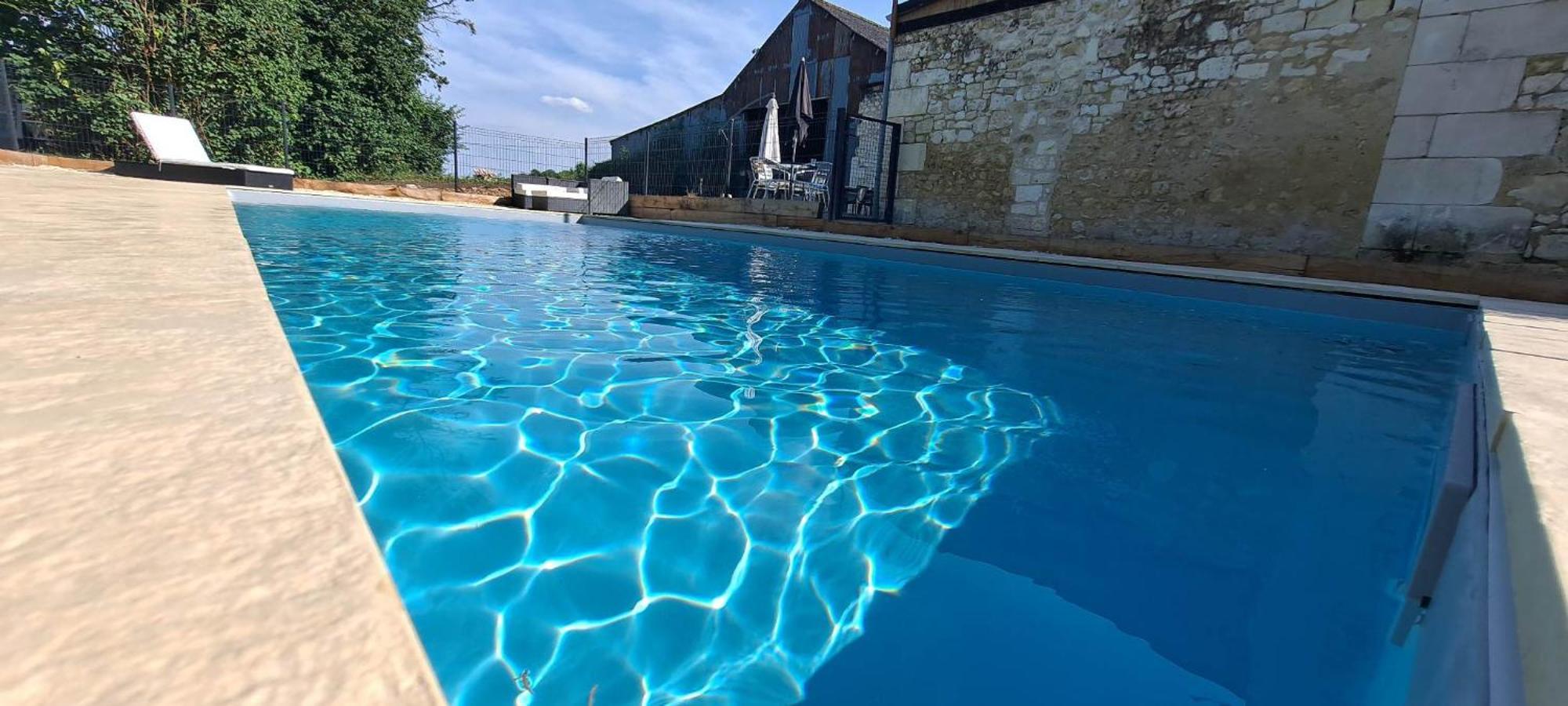 Camping De La Touche Ligueil Bagian luar foto
